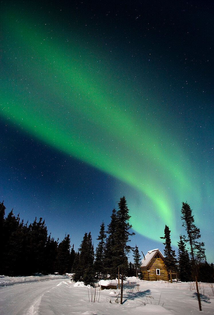 Aurora borealis in Alaska