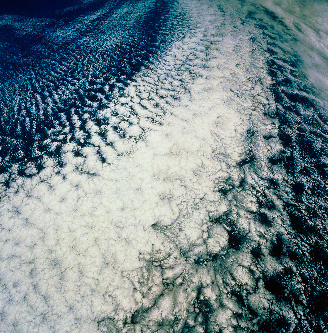 Stratocumulus cloud line over E.Pacific
