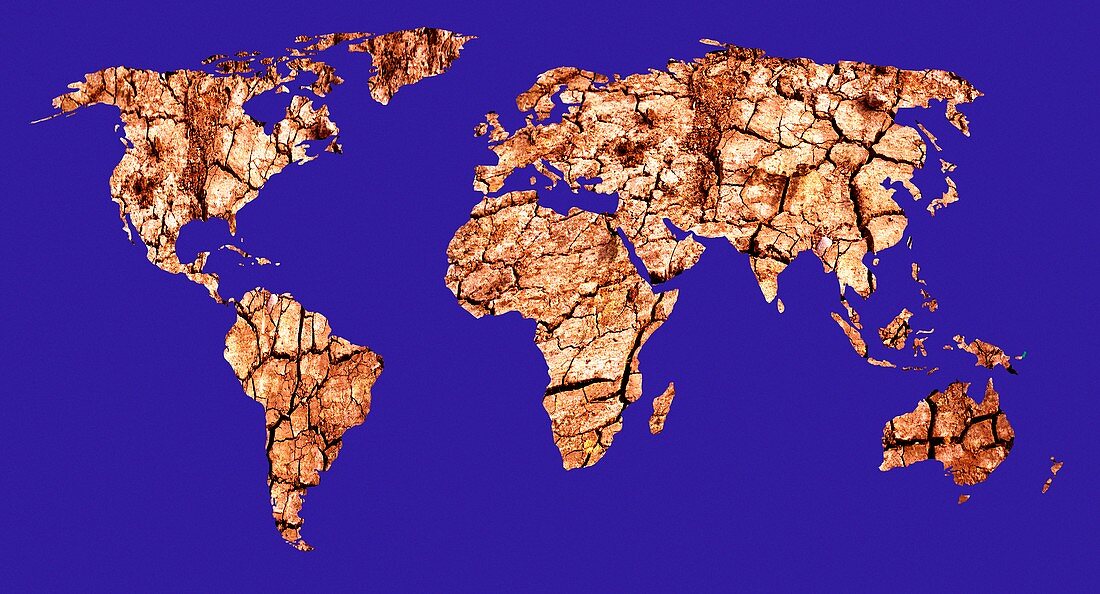 Global drought,conceptual image
