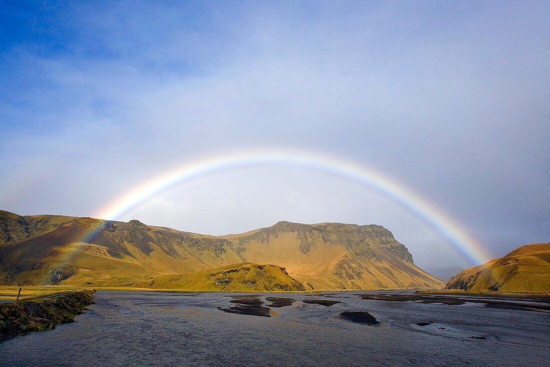Rainbow over Iceland