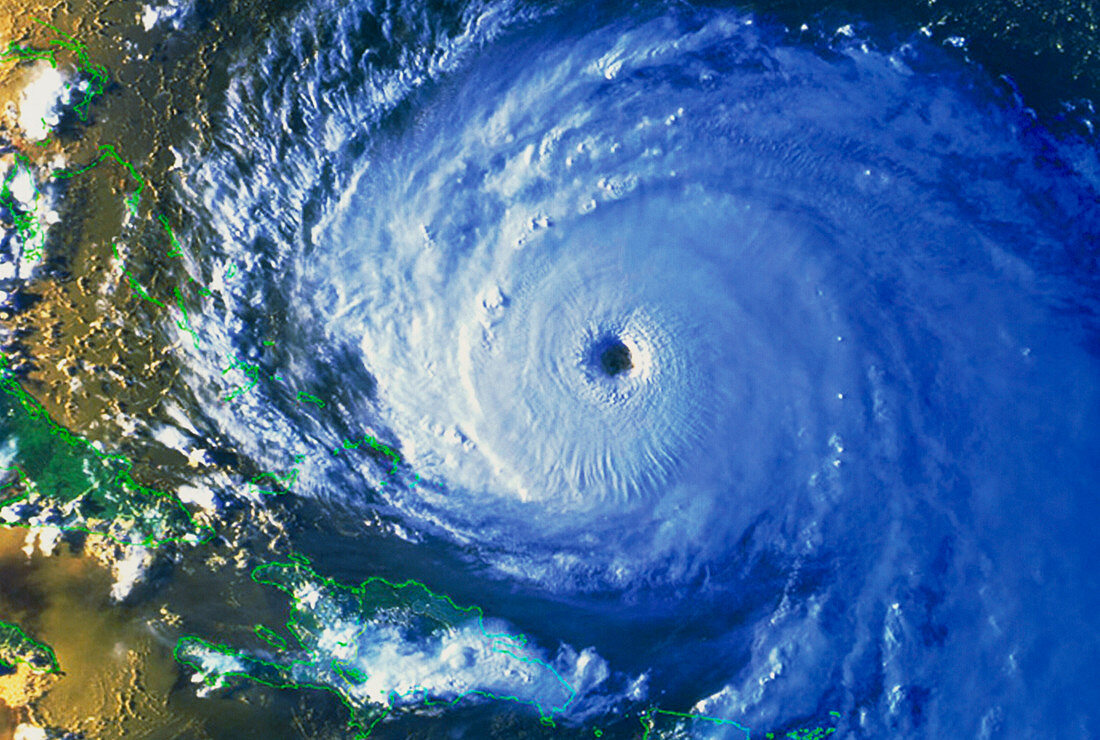 Satellite image of Hurricane Floyd