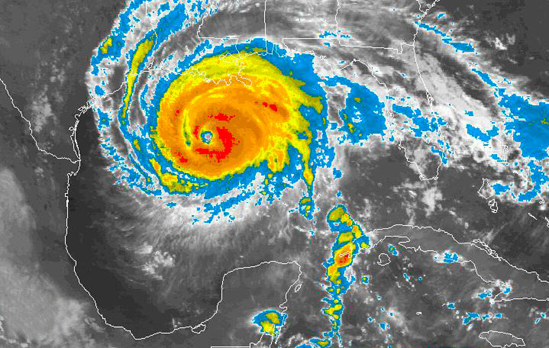 Hurricane Rita,infrared image