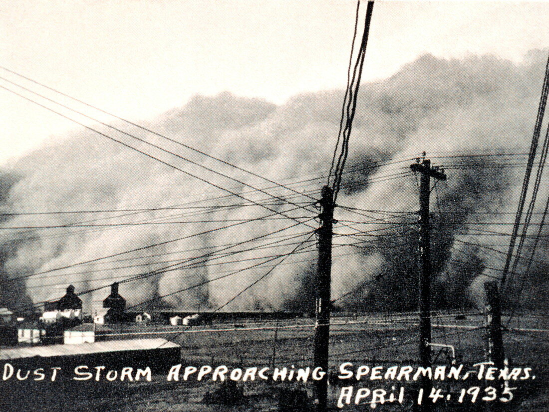 Dust storm,Texas,14 April 1935