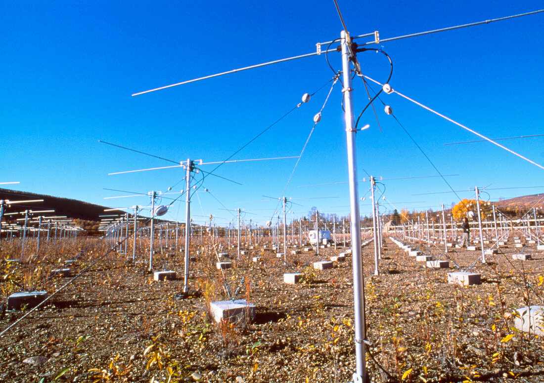 Riometer radio antennae