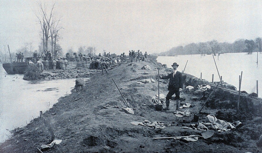 Flooding on the Mississippi River,1903