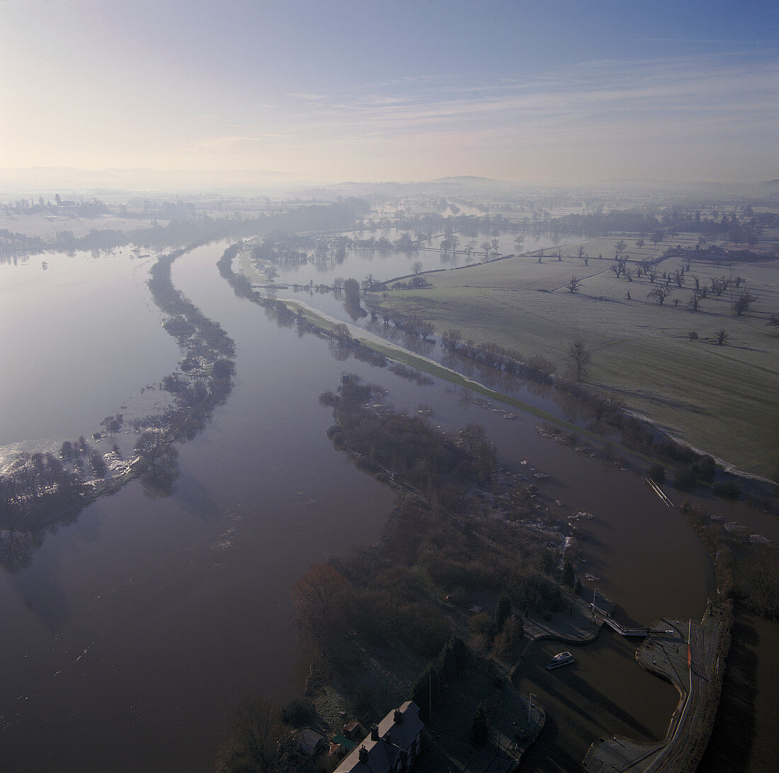 Flooded River Severn