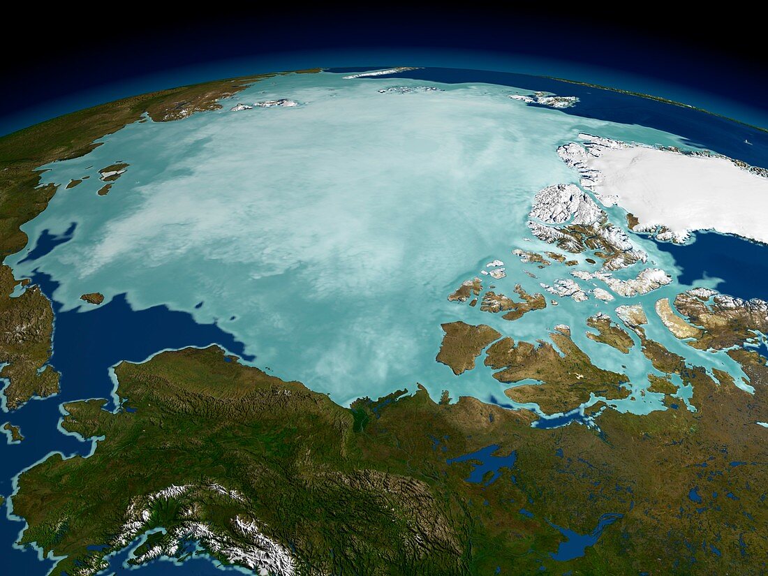 Arctic sea ice,2002
