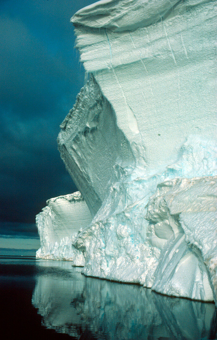 Ice cliffs