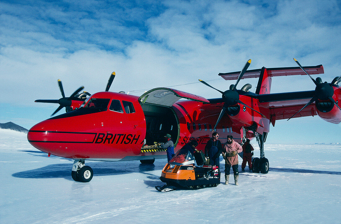 Antarctic support plane