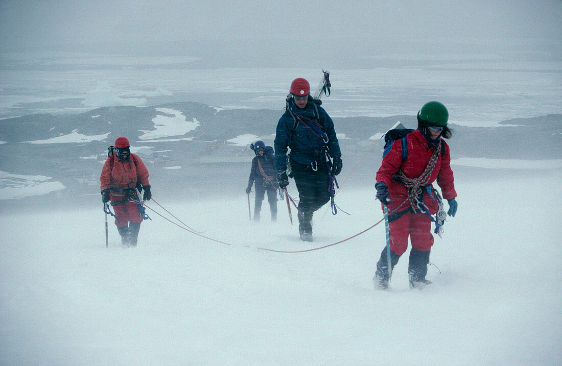 Antarctic researchers