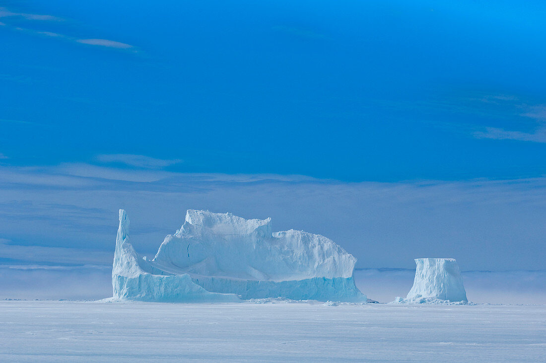 Frozen iceberg,Canada