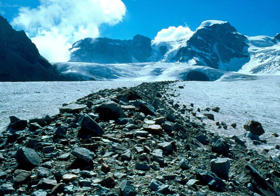 Glacial moraine