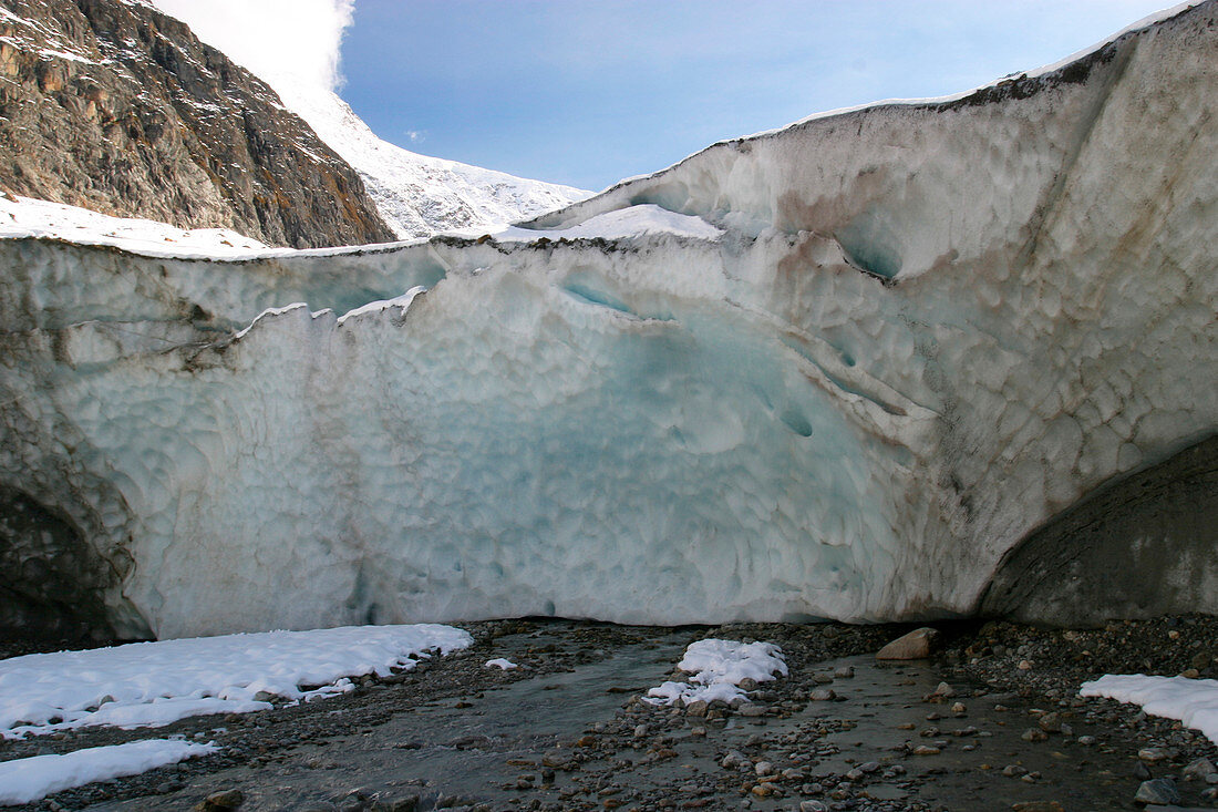 Snout of the Stein glacier,Switzerland