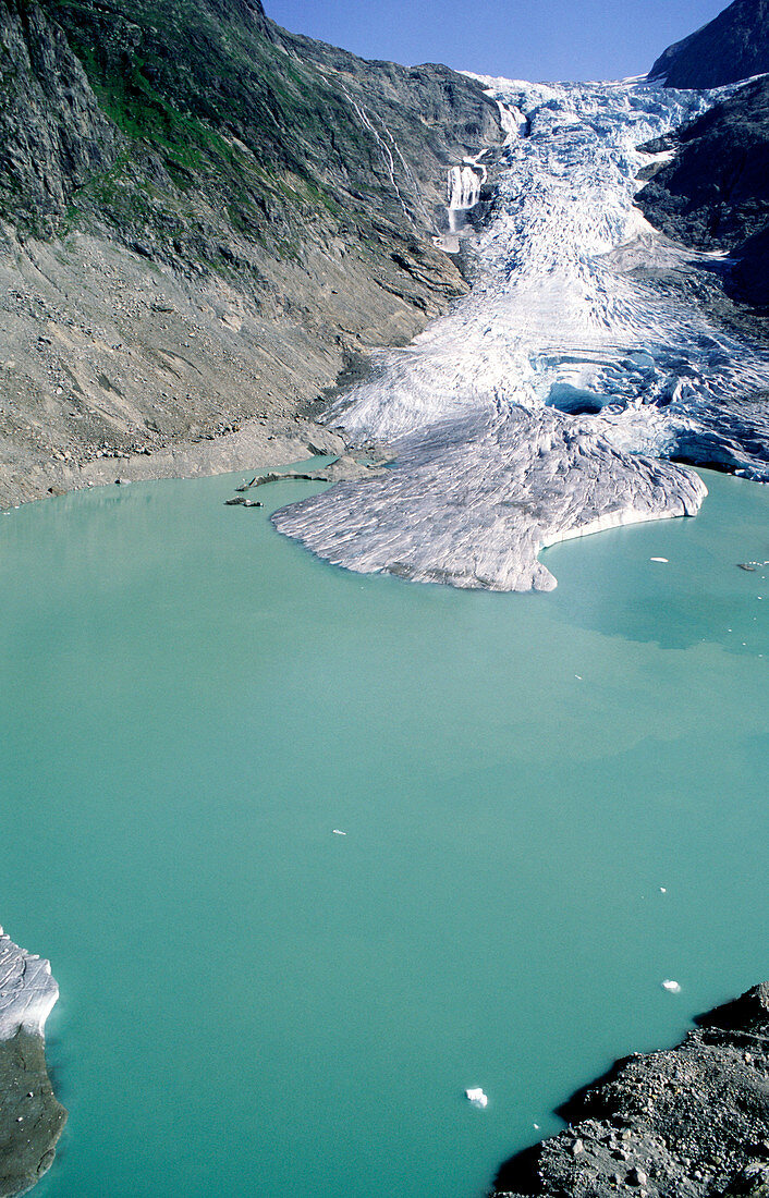 Triftgletscher glacier,Switzerland,2003