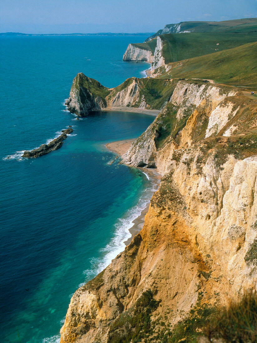 View of Dorset coastline
