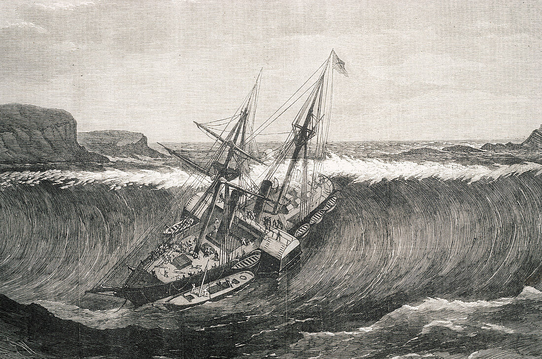 Tsunami and La Plata steamship