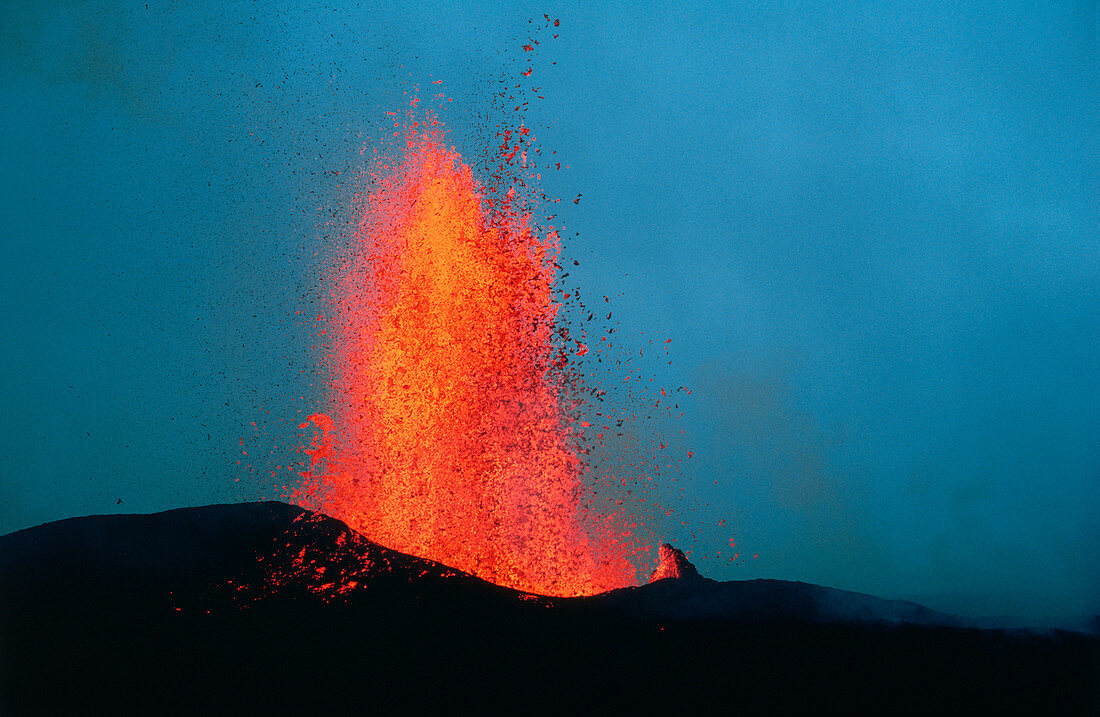 Eruption of Krafla volcano,Iceland