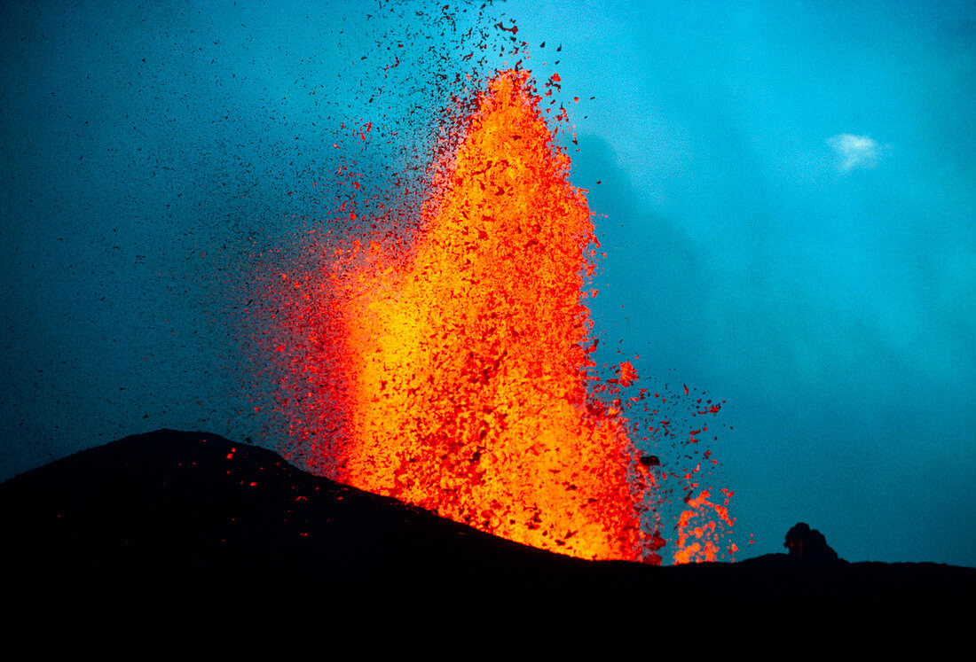 Eruption of Krafla volcano