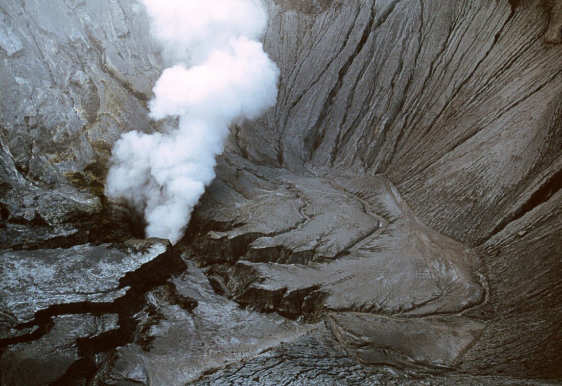 Gunung Bromo volcanic crater