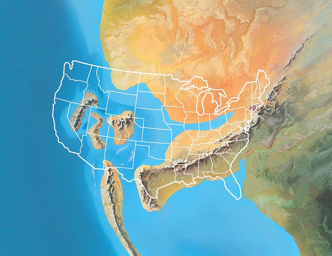 North America,Permian period