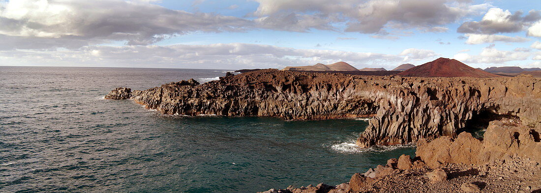 Volcanic coastline