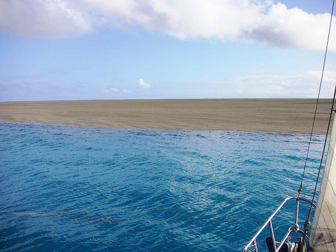 Pumice raft,Tonga,2006