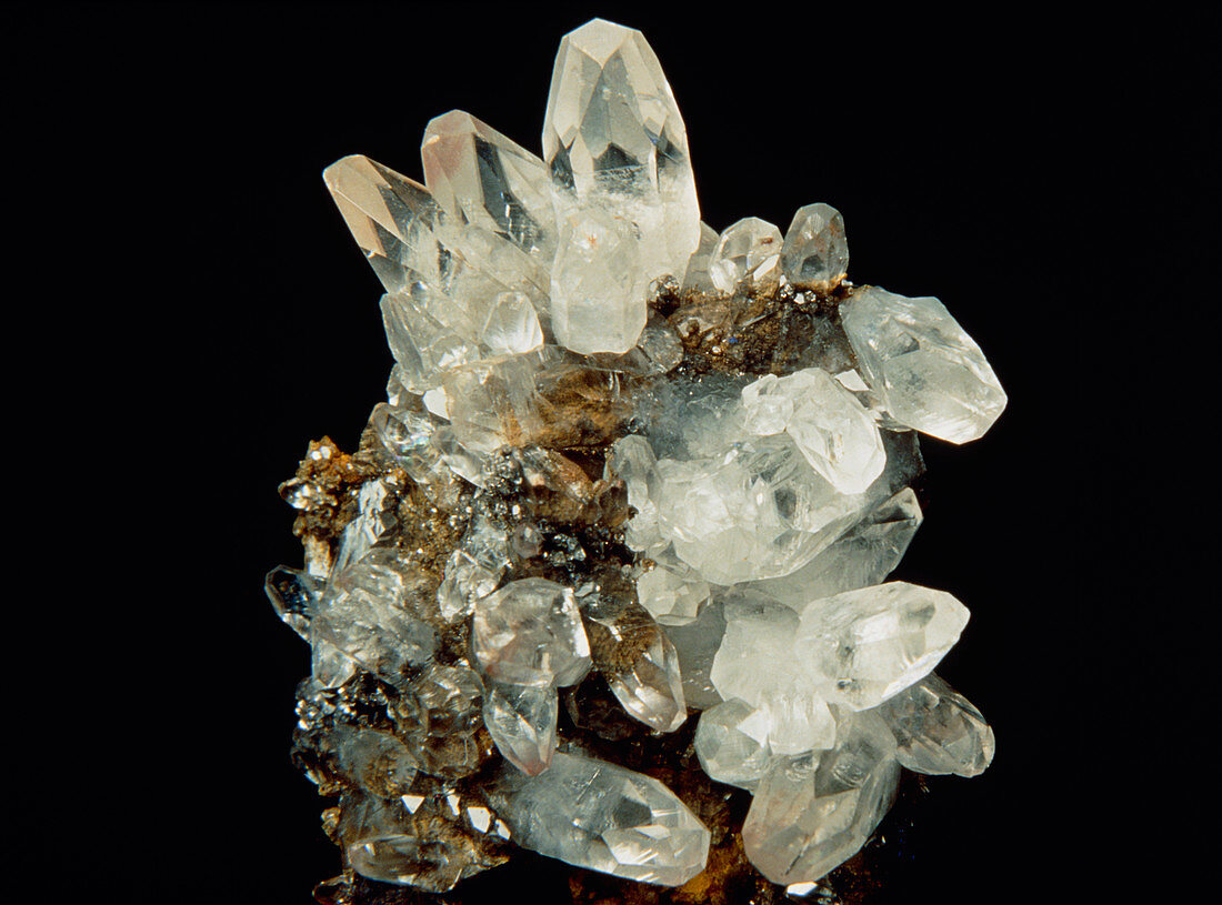 Specimen of calcite crystal mined in Cumbria