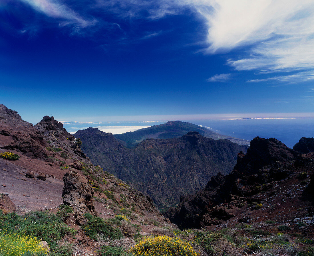 Igneous landscape on La Palma,Canary Islands