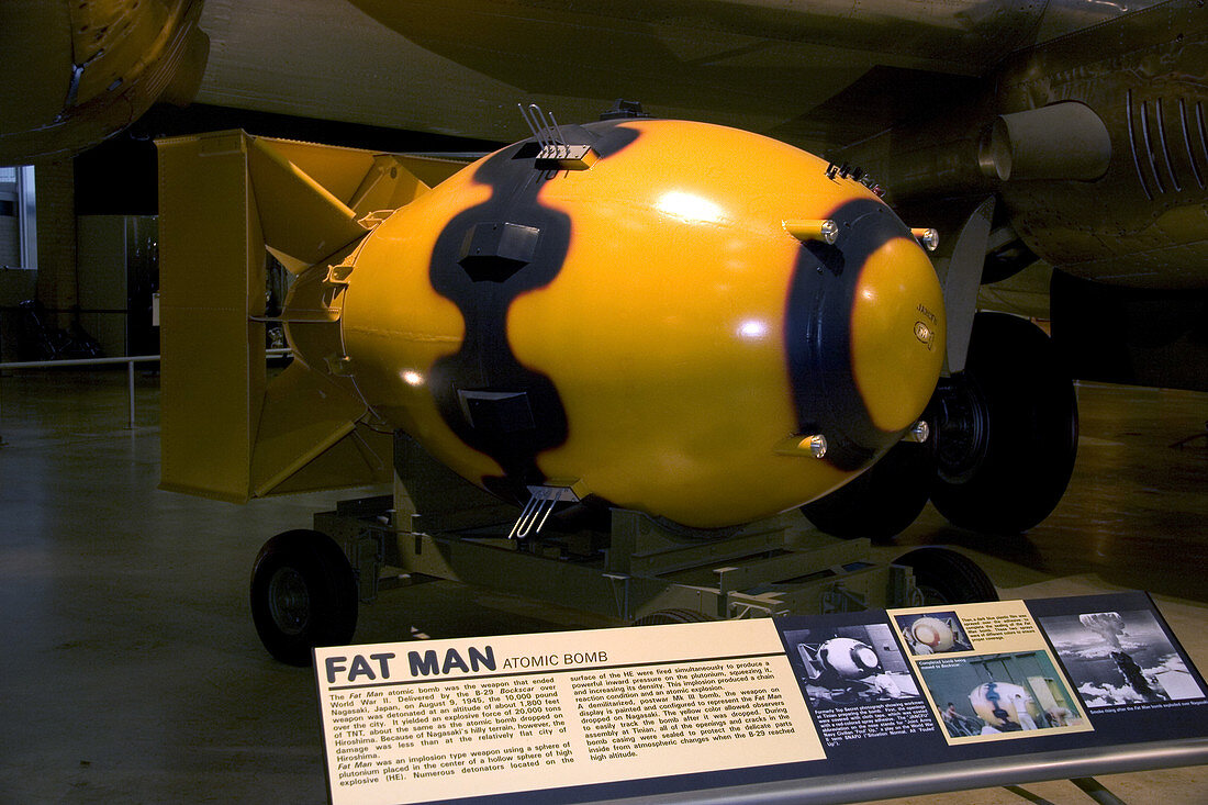 Replica of an atomic bomb