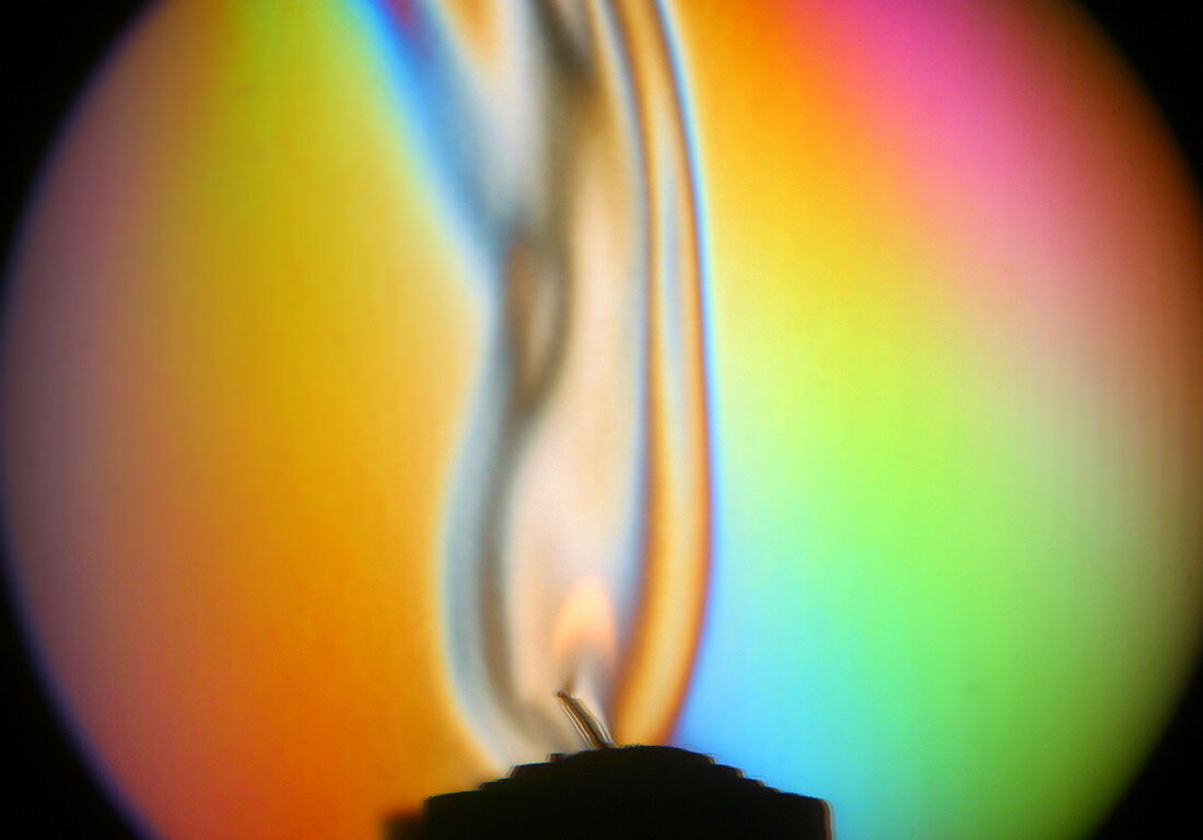 Schlieren of Flame