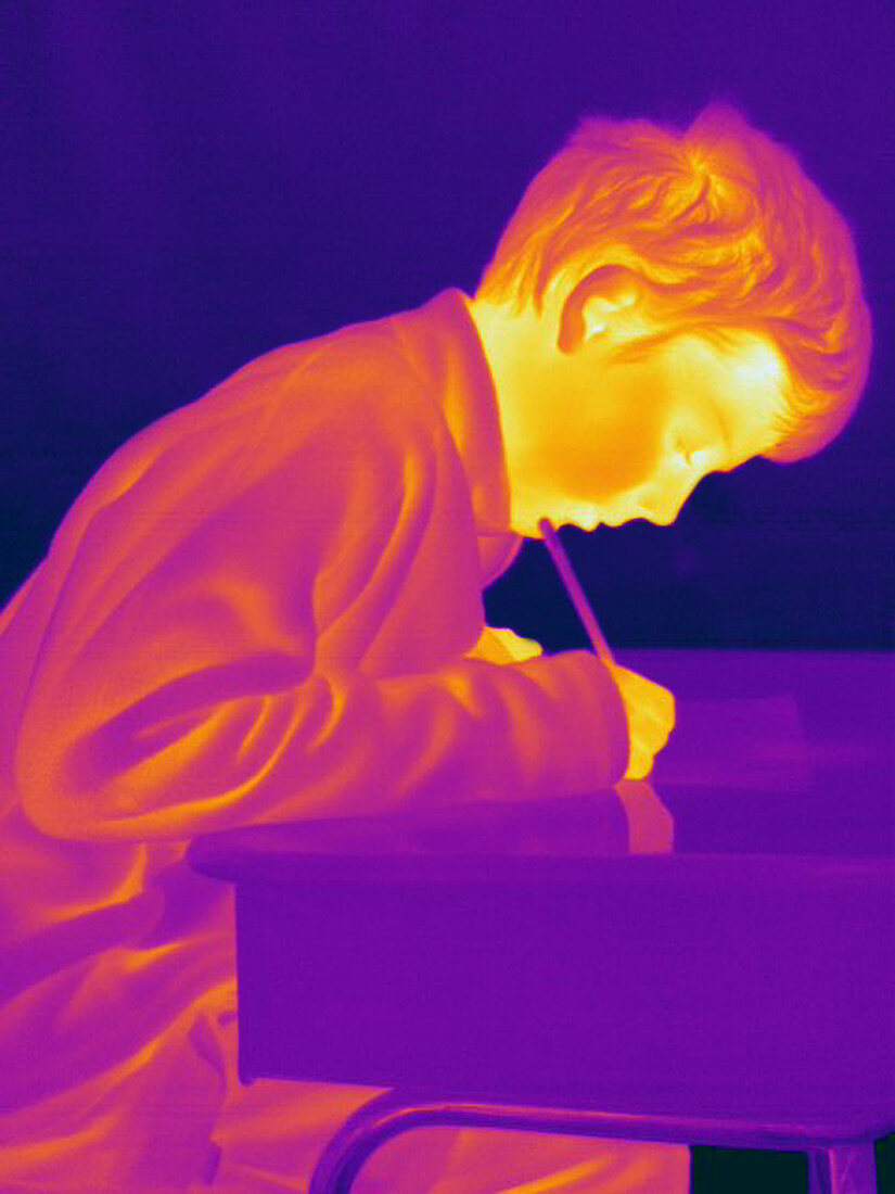 Thermogram of a Boy