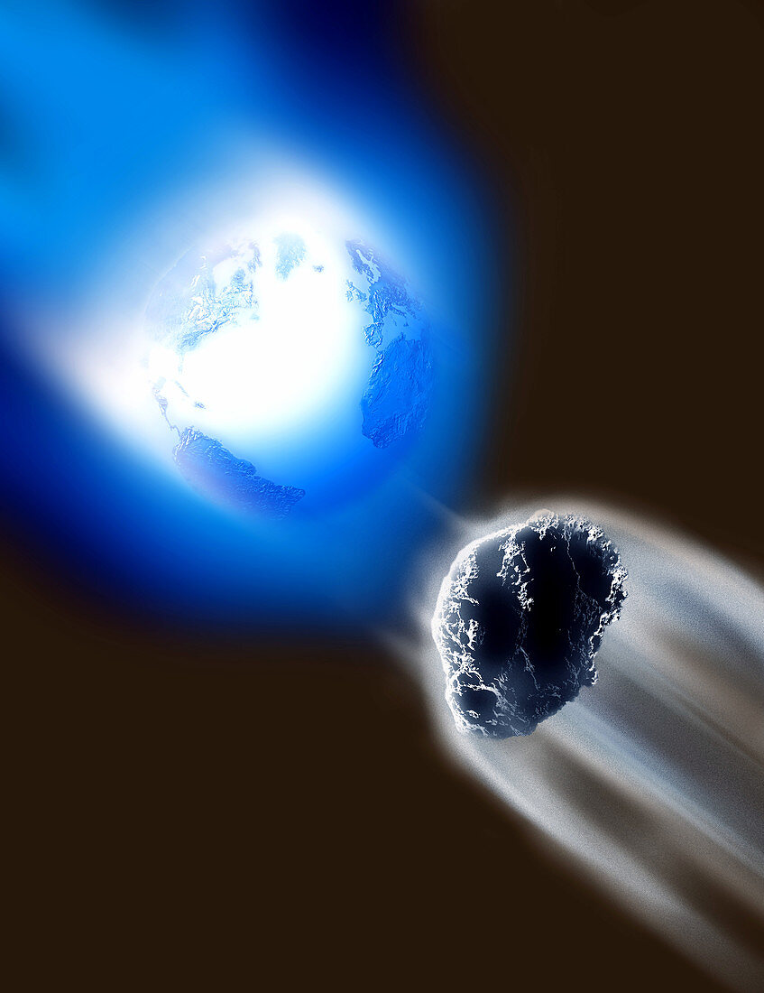 A Meteor Heading For Earth