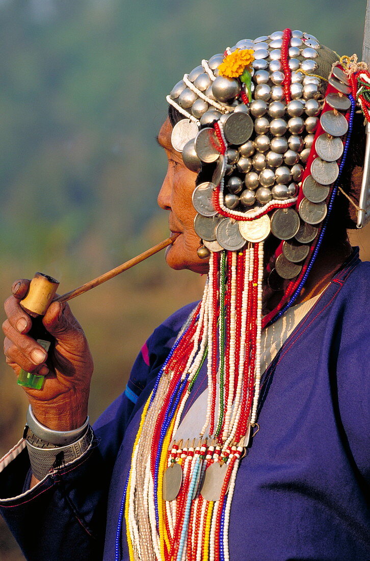 Akha Hill tribe woman,Thailand