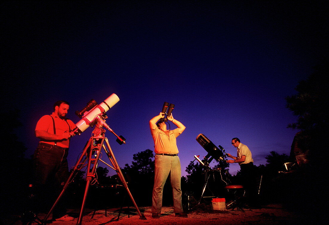 Amateur astronomers