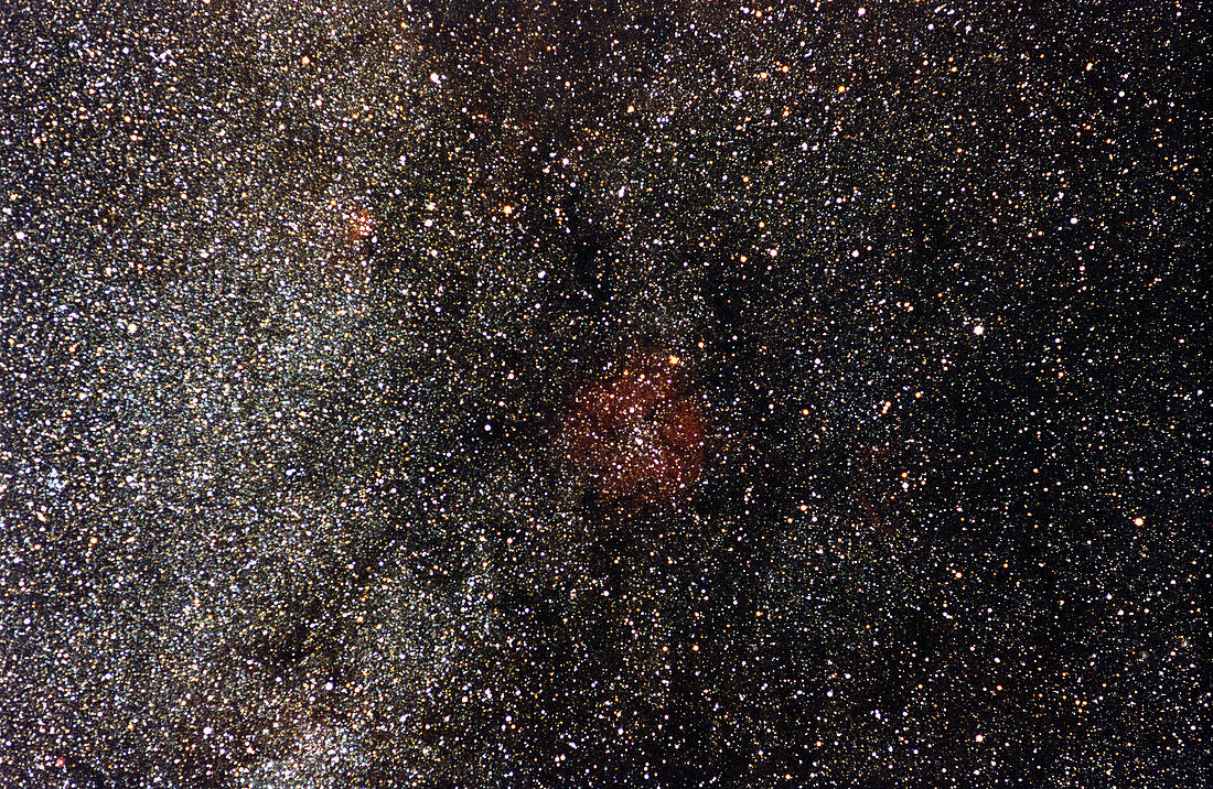 Mu Cephei and IC1396 nebula region
