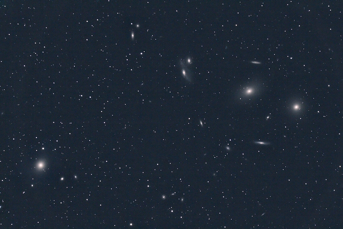'Virgo Galaxy Cluster,Markarian's Chain'