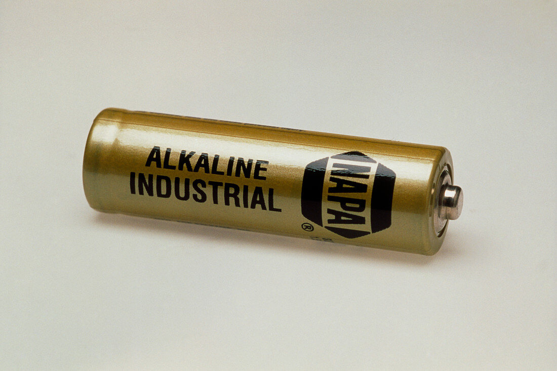 Rechargeable alkaline electric battery