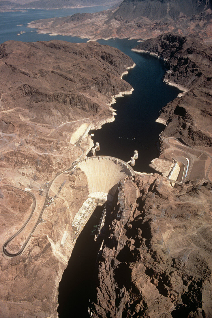 Hoover dam on the Colorado River