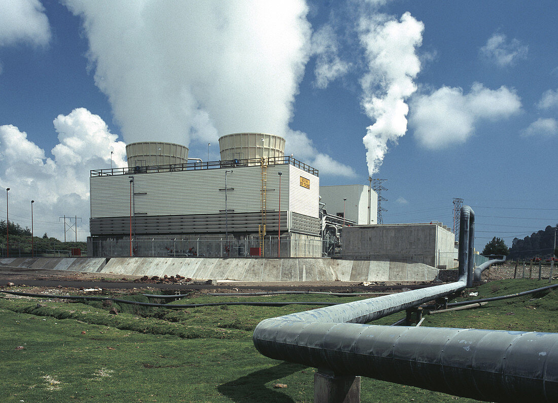 Geothermal Power Plant in Mexico