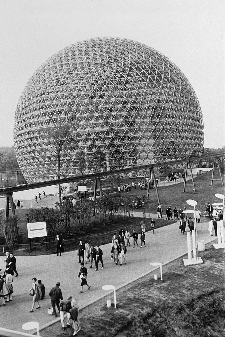 Buckminster Fuller's geodesic dome at EXPO '67