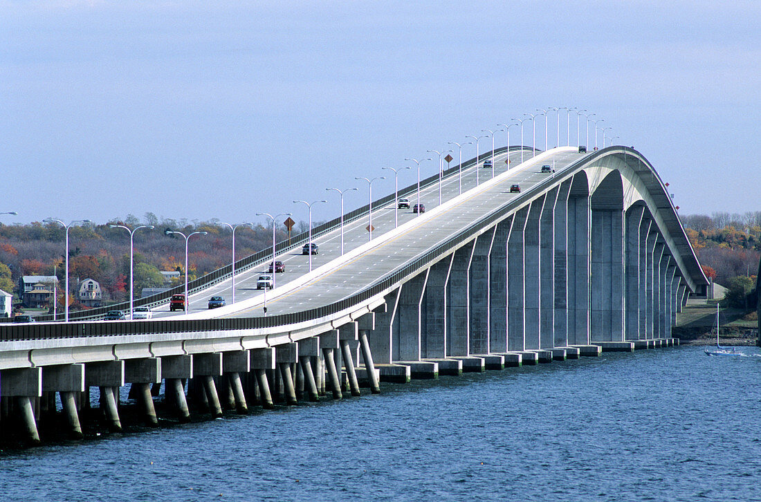 Verrazano Bridge in Rhode Island