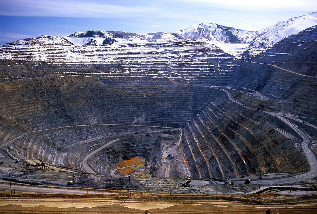 Bingham Canyon Copper Mine in Utah