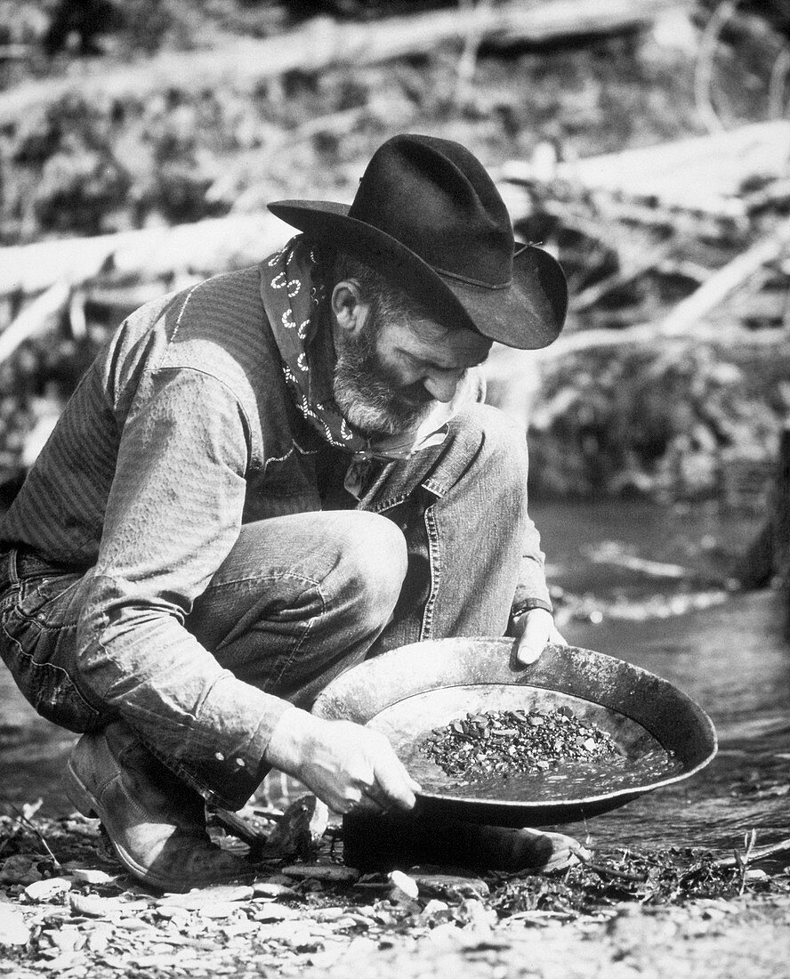 Gold panning