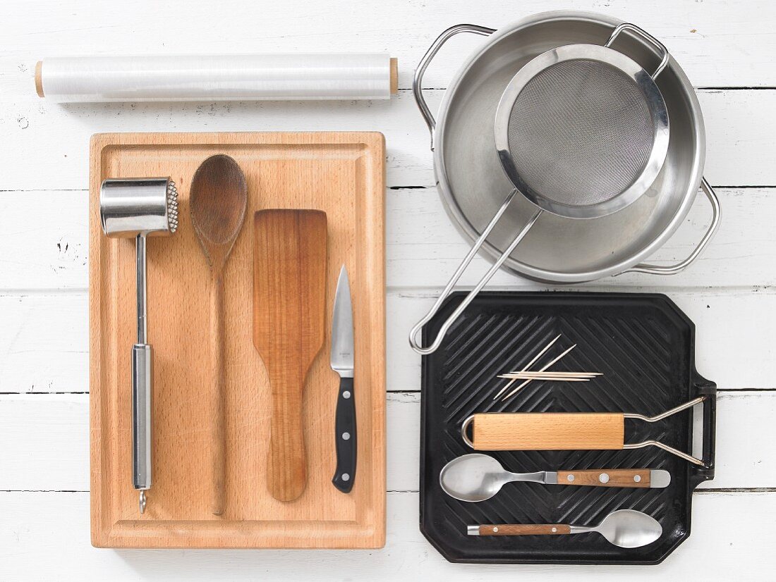 Utensils for filled turkey escalopes