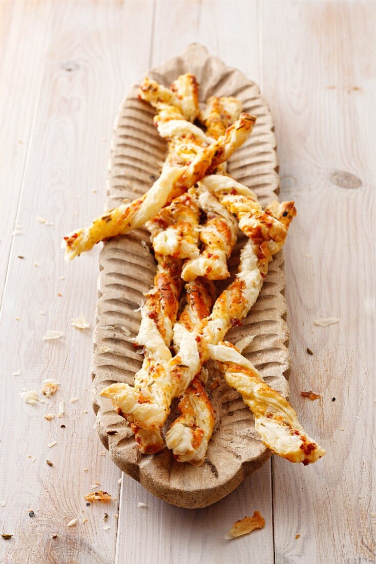 Cheese straws with fennel