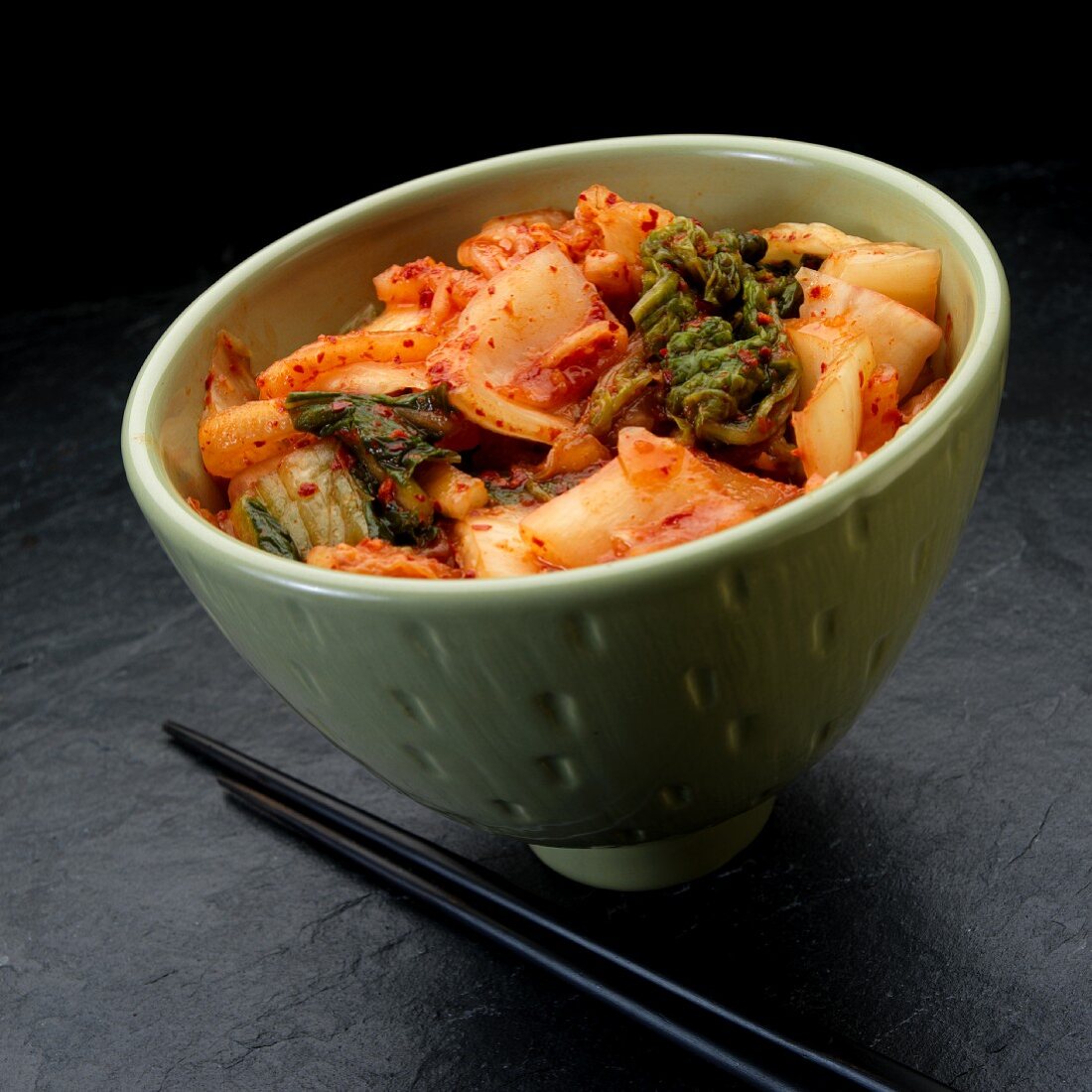 Kimchi im Essschälchen (Korea)