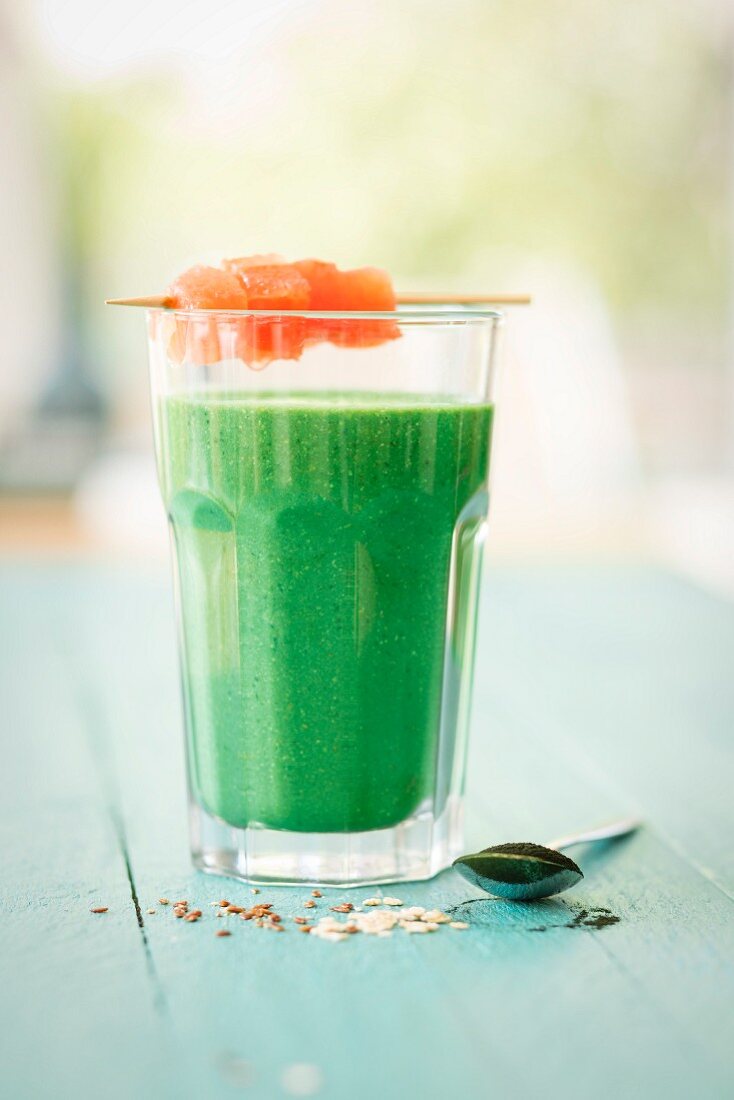 A green smoothie rich in iron