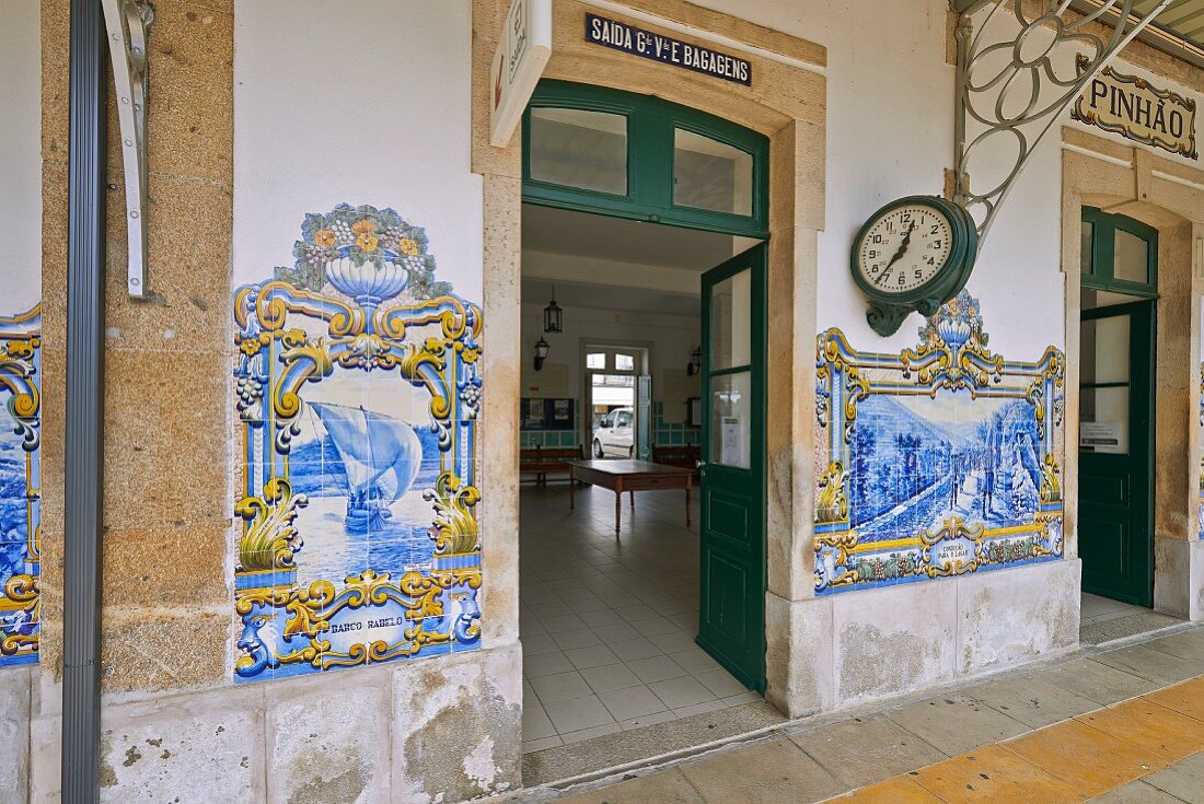 Der Bahnhof von Pinhao, Douro-Tal, Vale de Mendiz, Portugal