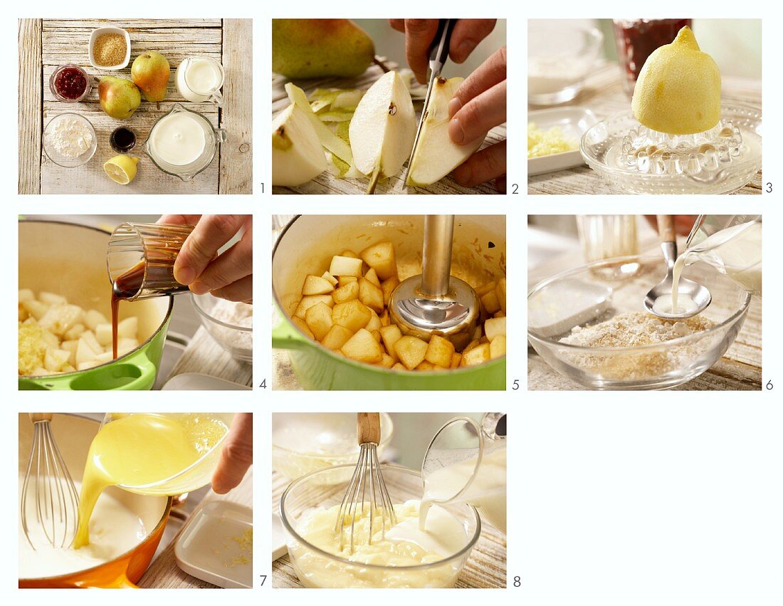 Vanille-Buttermilchpudding zubereiten