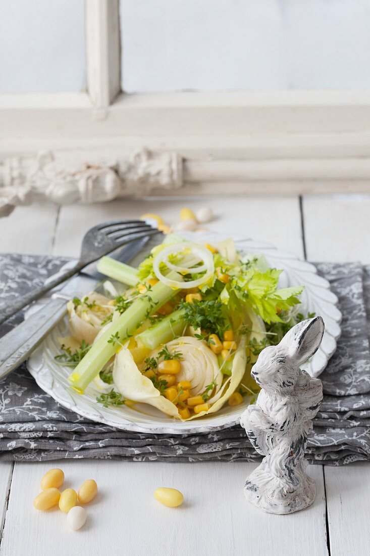 Chicory and celery salad